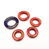 Different size colorful grommet ring paint rust proof metal eyelet with logo for garment