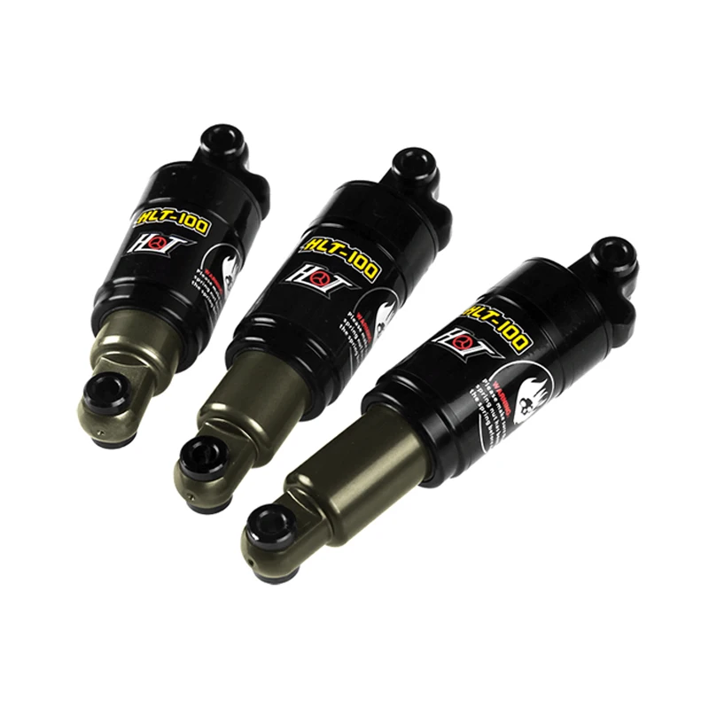 

HTL-100- mtb shock absorber mountain bike shock 125/150/165/185mm 850/1000 lbs Oil Spring shock bike parts, Black