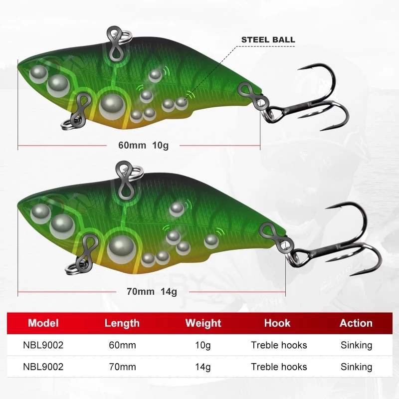

vibrating wobbler fishing lure with unpainted swimbait, 8 colors