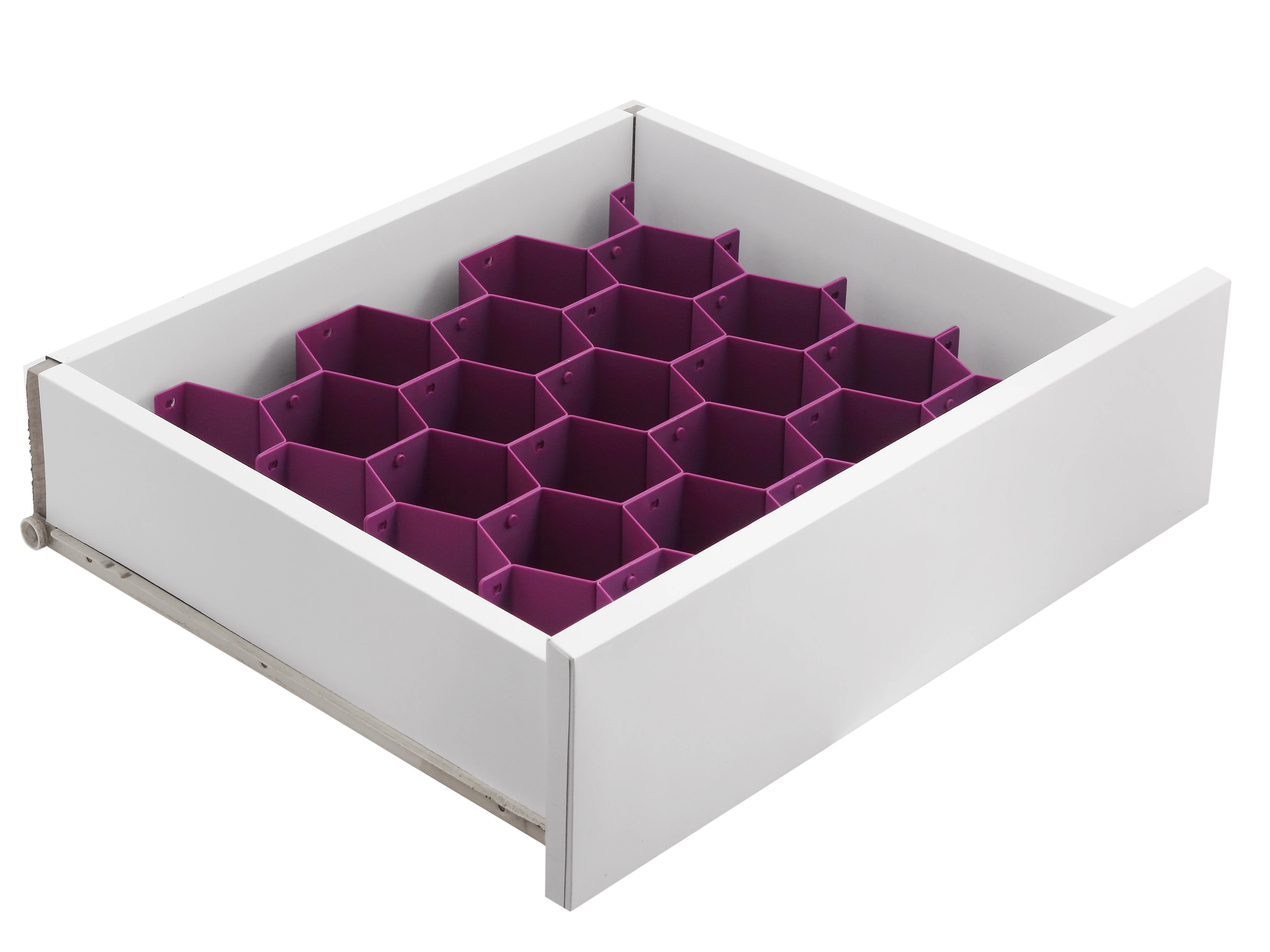 
Hot selling plastic adjustable separator organizer drawer divider 