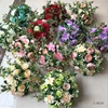 Artificial Flowers Table Centerpiece Silk Ball Flower Wall Wedding Artificial Flower Arrangements For Wedding Home Decor