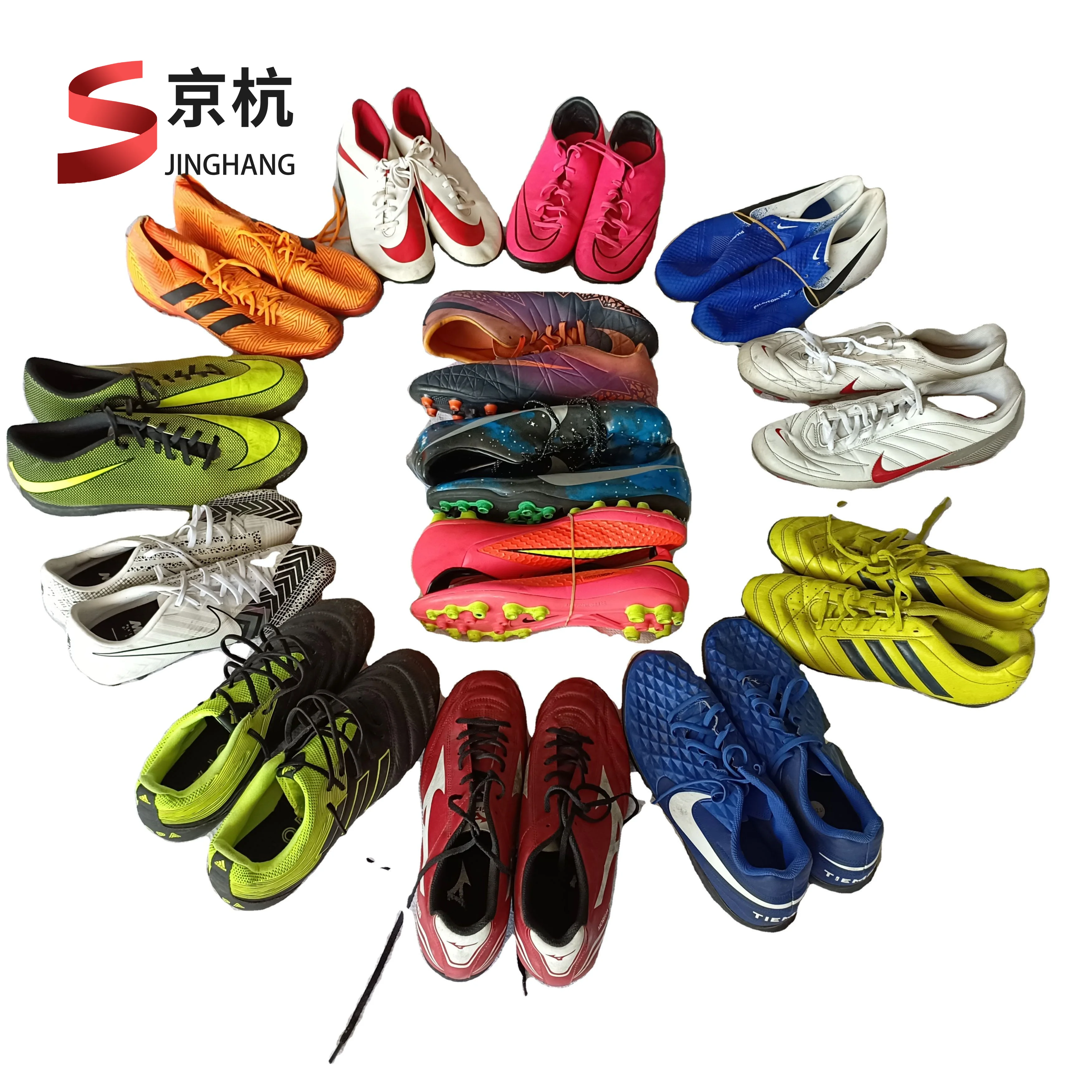 

Mixed Second Hand Shoes Bulk Used Shoes Wholesale Old Football Shoes in Stock
