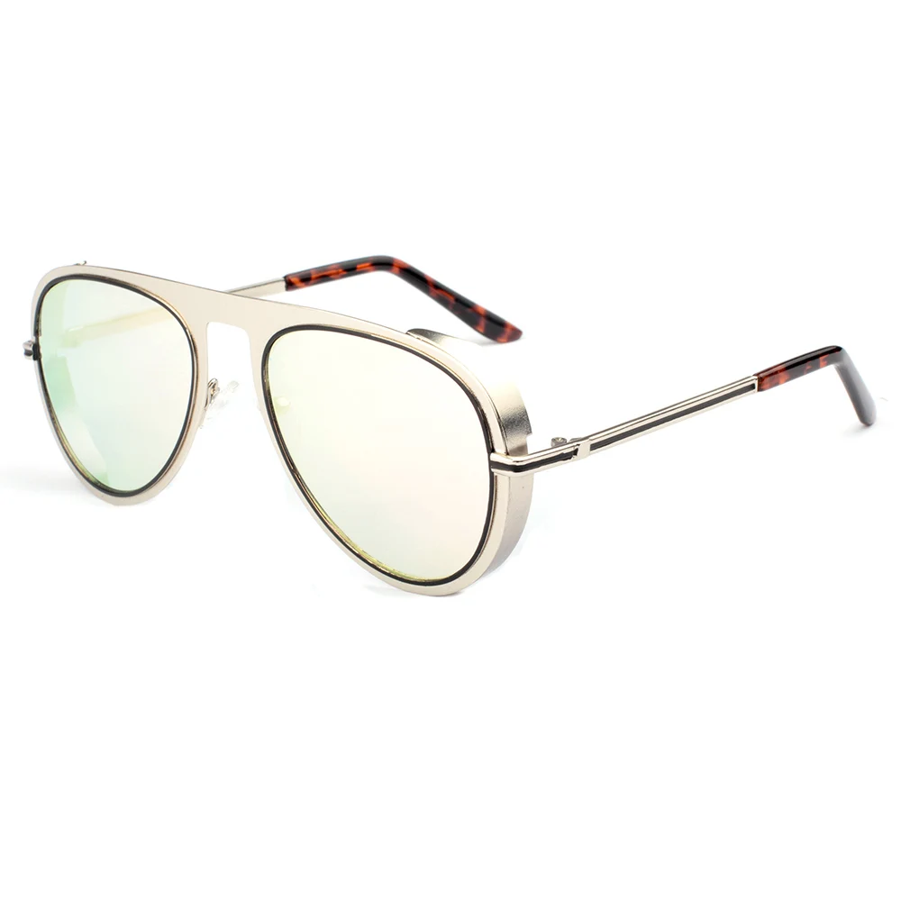 

Metal fashion hipster gothic steampunk sunglasses men