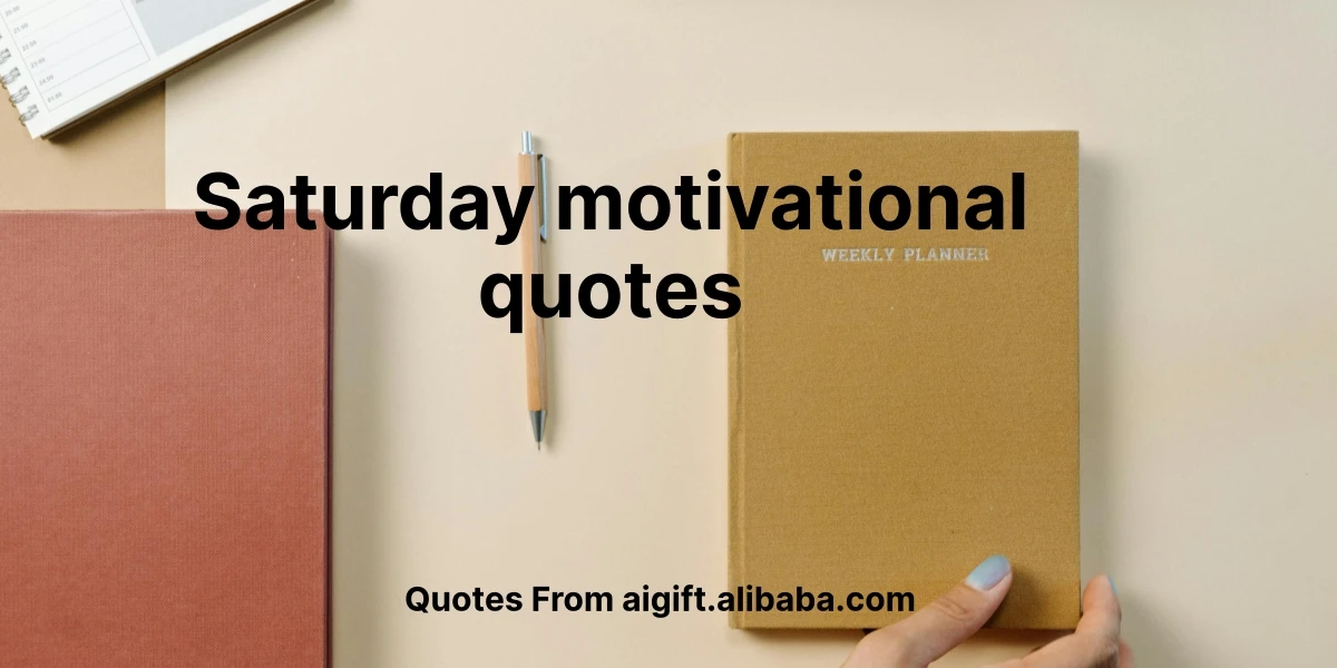 saturday motivational quotes