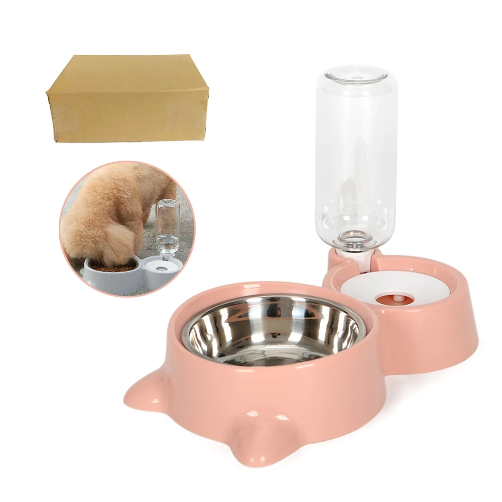 

Wholesale Automatic Water Dispenser Bottle Stainless Steel Double Dog Cat Bowls
