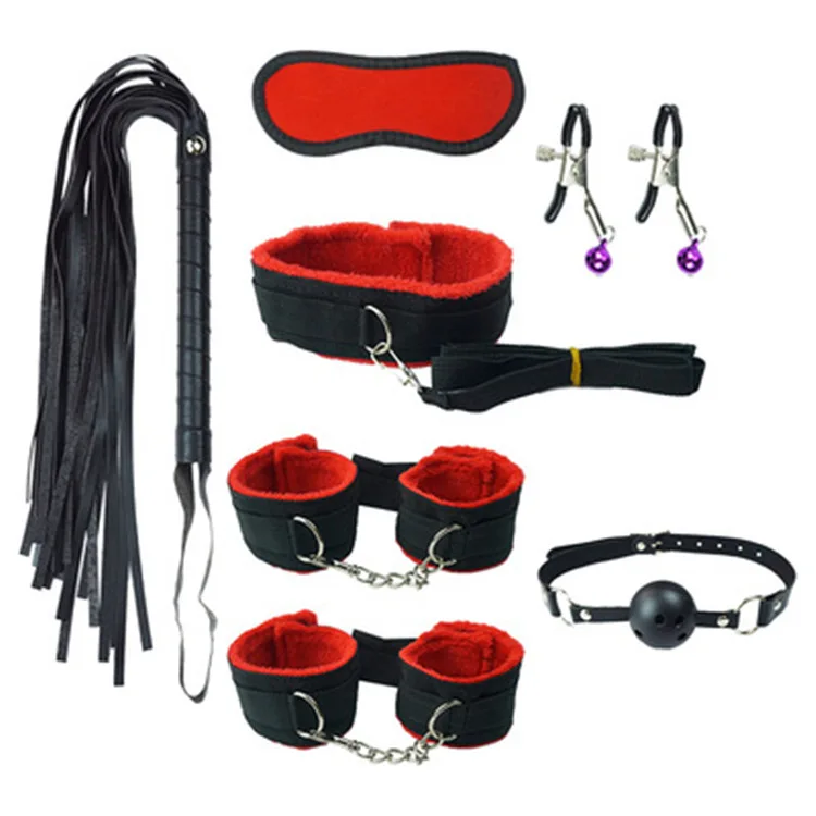 

7 Pieces Sm Set Sex Toys For Women Bdsm Bondage Restraints Kit Bondage Adult Kit