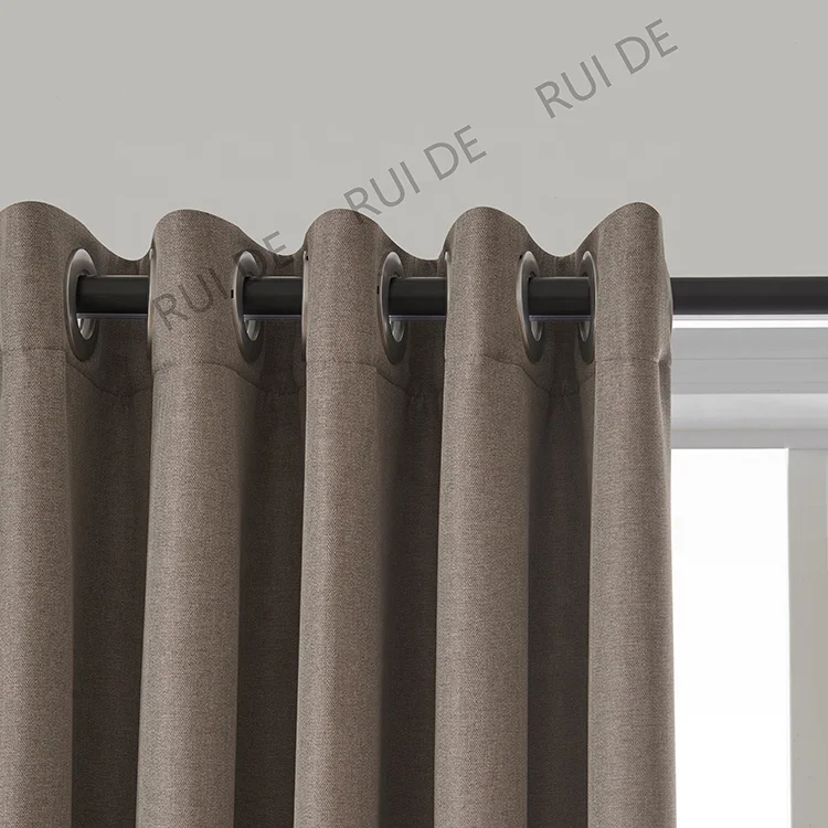 100% Polyester Blackout Window Curtains For The Living Room Luxury