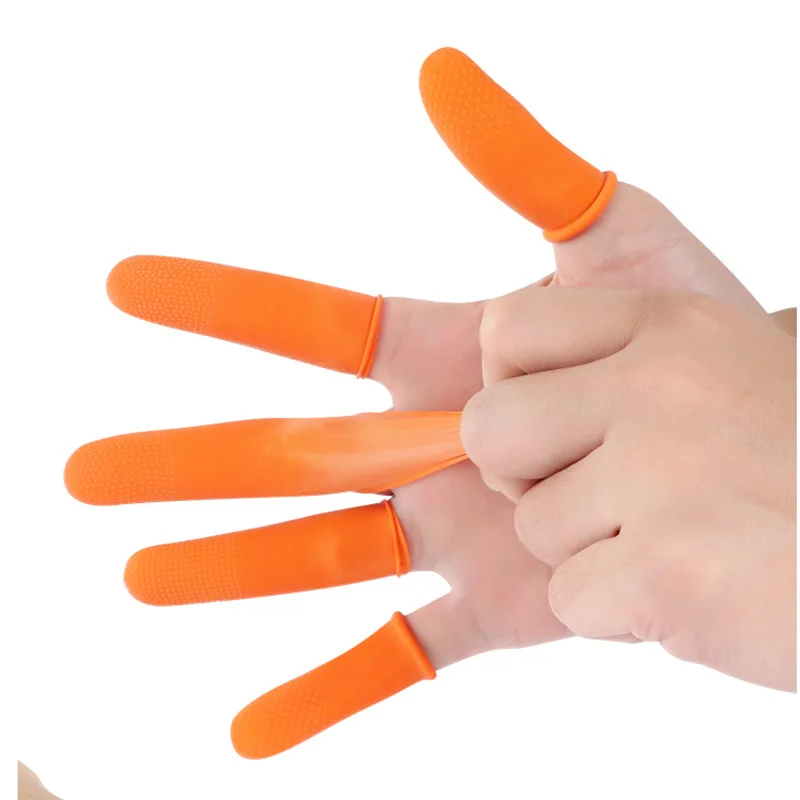 Silicone Finger Protectors Sleeve Tubes Caps Hot Glue Gun Finger Cover