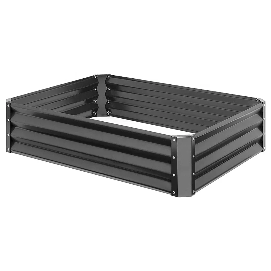 

raised garden bed metal steel ,Galvanized Steel metal raised garden bed, Silver