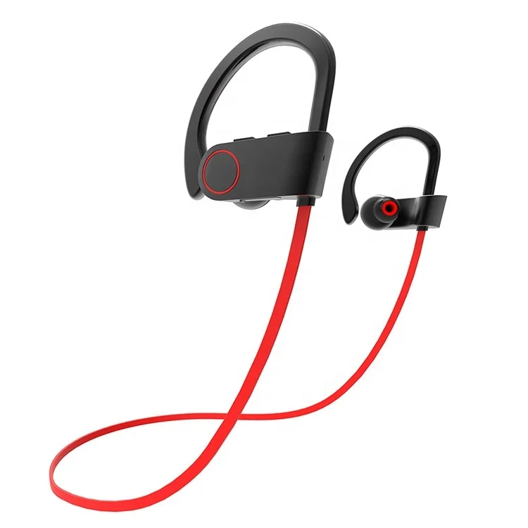 High Quality Free Sample U8 Wireless BT Headset Earbud with Mic Sports Ear-hook Earphone