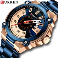 

CURREN 8345 Man Watch Big Sport Male Watch Luxury Military Watches Top Brand Luxury Men's Wristwatch Clock Relogio Masculino