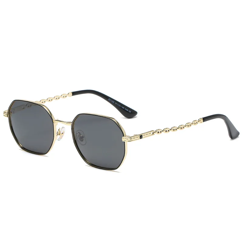 

2021 New Arrivals Trendy alloy chain frame fashion polarized sunglasses