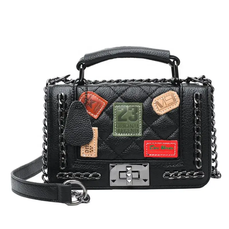 

Fashion Badge Luxury handbags women famous brands handbags designer crossbody bag women, Black