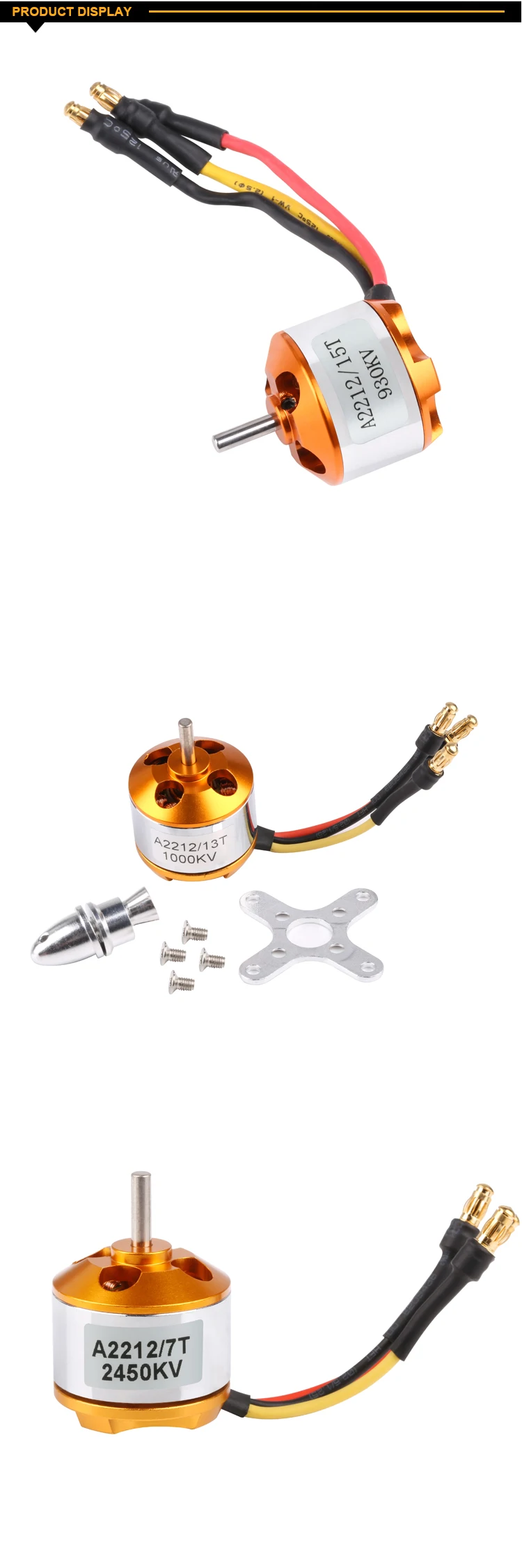 High Performance Customized Xxd 2200kv Rc Drone Motor Brushless For Rc