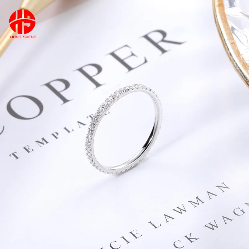 

S925 Silver Ring Female Full Diamond Ring Ins Japanese And Korean Creative Models Fashion Simple Ring Female