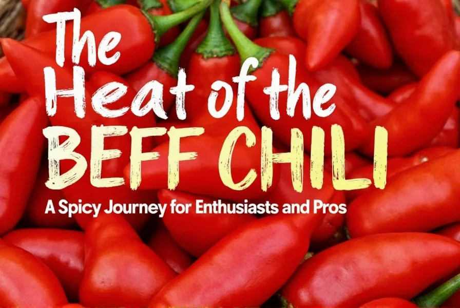 the heat of the beff chili a spicy journey for enthusiasts and pros