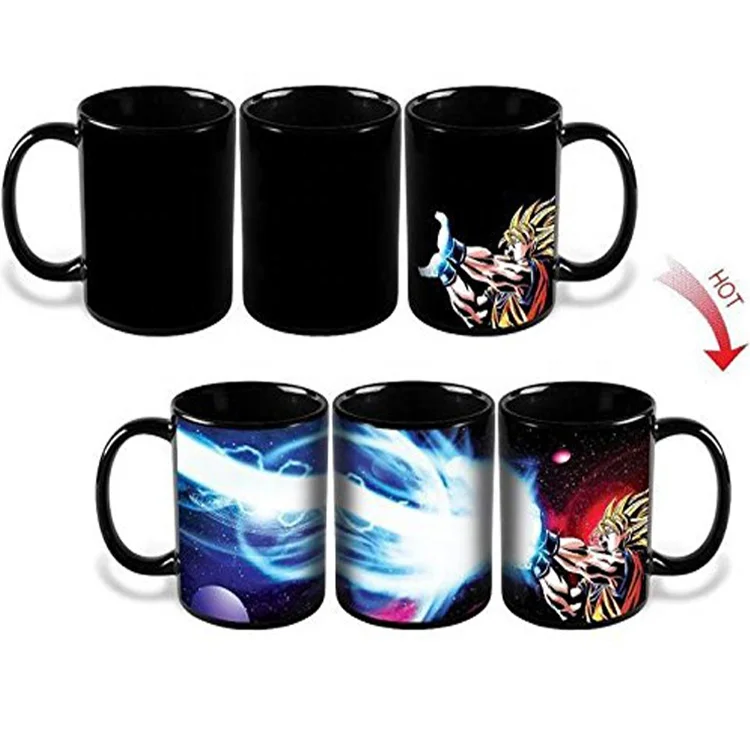 

Color Changing Mug 11 Oz Dragon Ball Black Magic Cup Wholesale Ceramic Coffee Cups