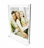 Clear Picture Frame Acrylic Photo Frame T Shaped Acrylic Frame Sign Holder Magnetic Table Tent