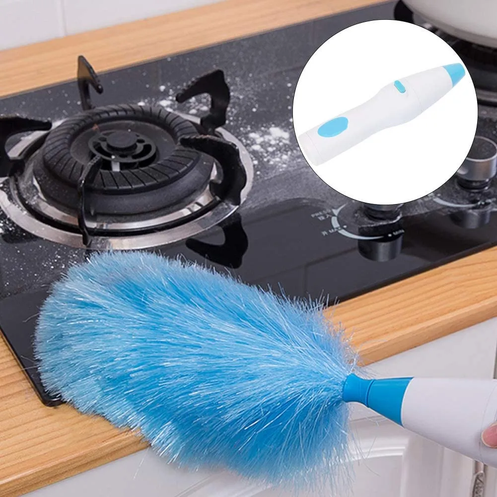 

Adjustable Dust Brush Electric Spin Duster Feather Duster Brush Vacuum Cleaner Blinds Furniture Cleaning