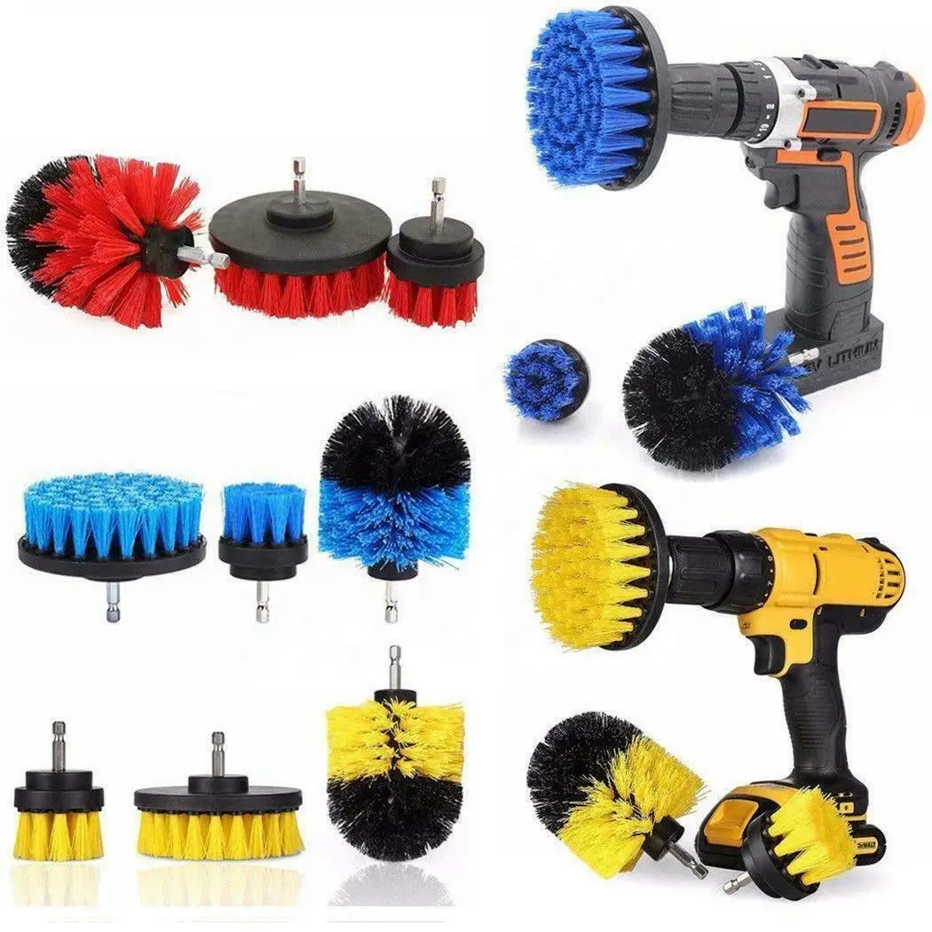 

3 in 1 Drill Cleaning Brush Power Scrubber Brush for Bathroom