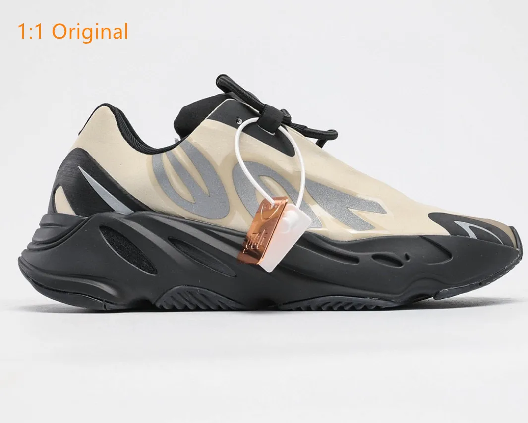 

1:1 Original Brand Logo Custom Yeezy 700 MNVN Orange FV3258 3M Reflective Shoes Men Women Boots Sports Shoes Running Sneaker