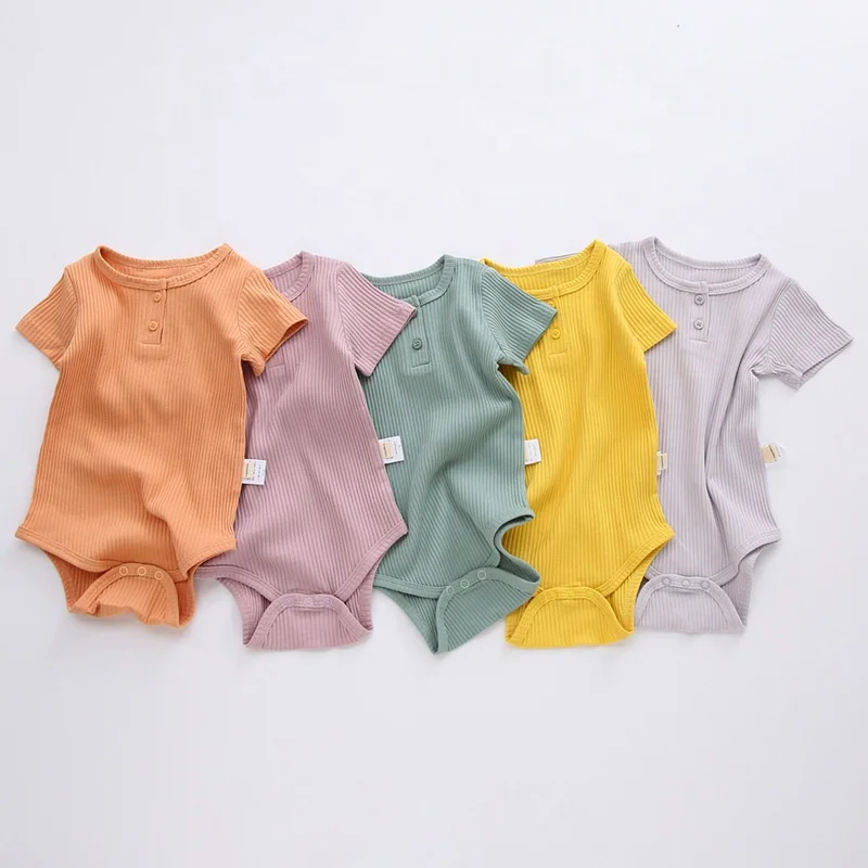 

wholesale newborn clothing baby girl romper ruffle jumpsuit clothes sleeveless cotton fabric baby romper, Customized color