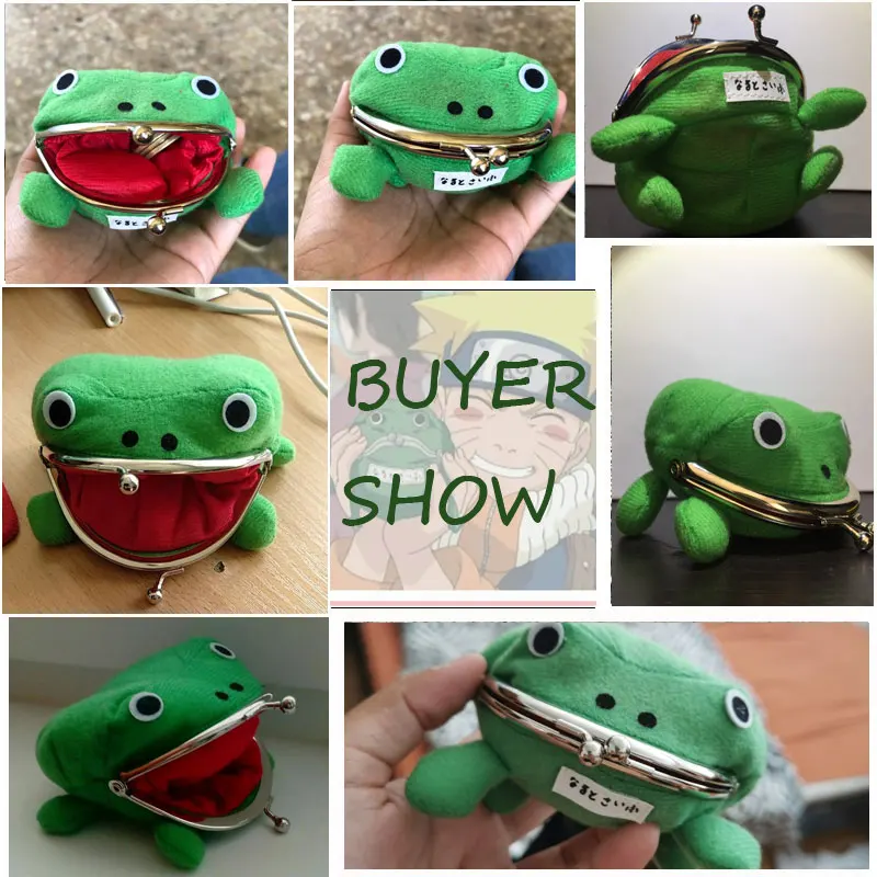 Frog Wallet Anime Cartoon Wallet Coin Purse Manga Flannel Wallet Cute Purse Naruto Coin Holder Buy Hot Japanese Anime Uzumaki Naruto Wallet Frog Coin Purse Kids Custom Logo Small Souvenir Cute Amine