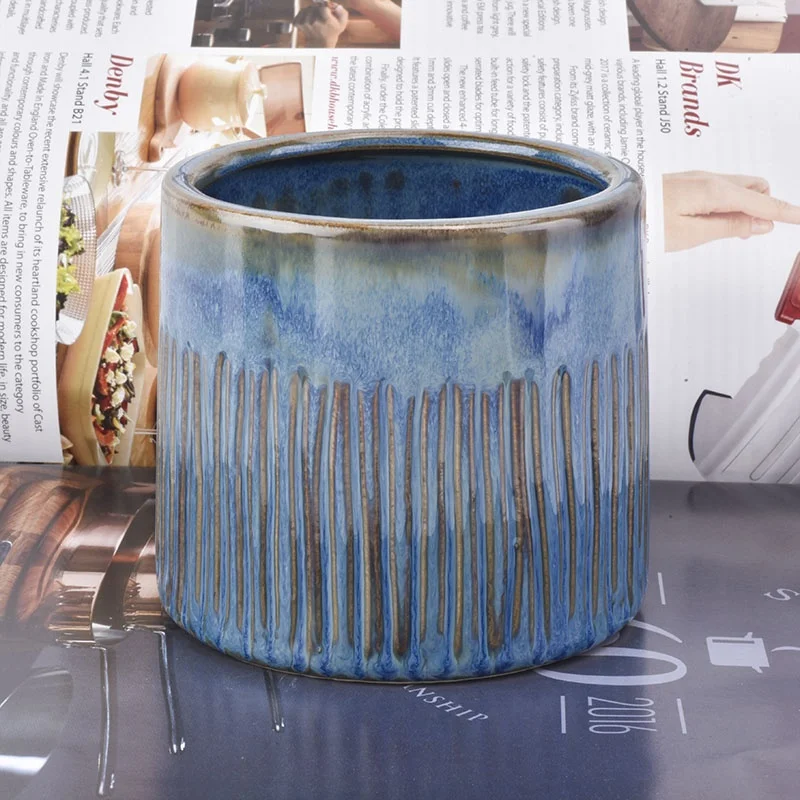 500ml Personalised ceramic candle jar decorative candle holders in bulk
