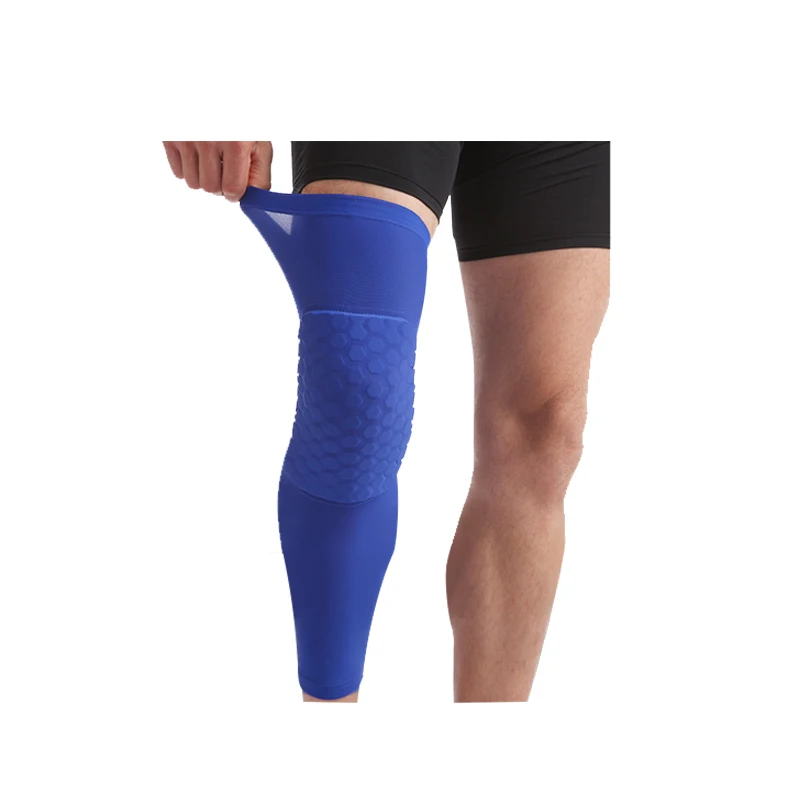 

Hot Sale Professional and Breathable Basketball Honeycomb Knee Pads for Sports Enthusiast, Red/white/yellow/black/blue/purple