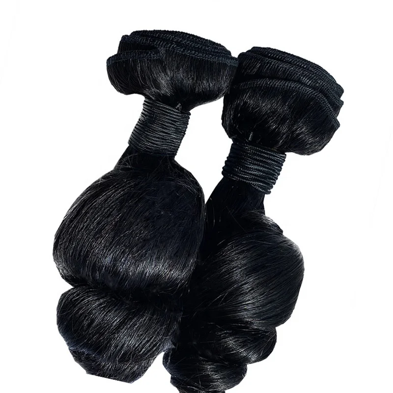 

Fast Delivery Can Be Dyed And Blenched Vrigin Brazilian Human Hair Bundles Loose Wave Natural Color