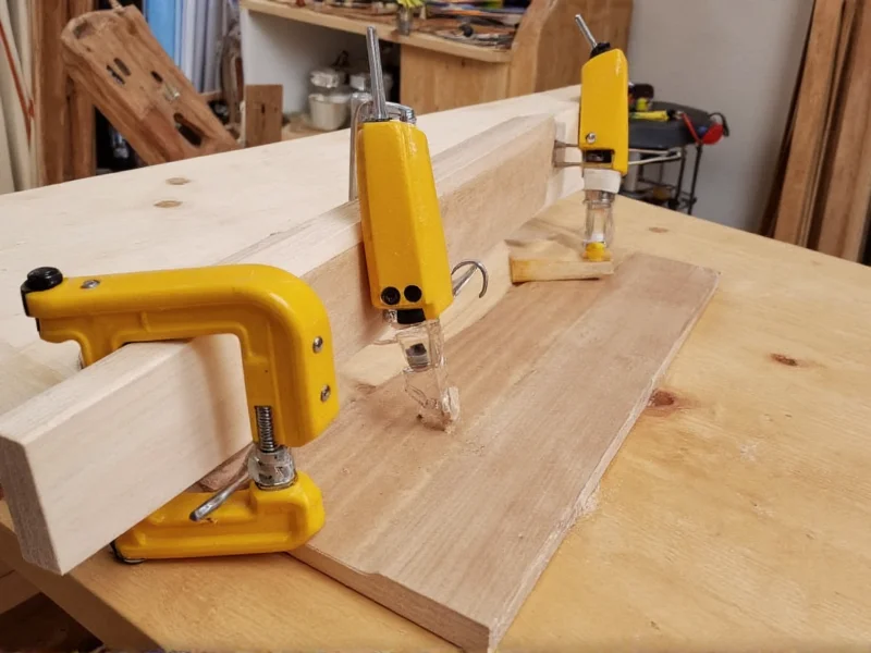 Clamping wood strips for end-grain cutting board