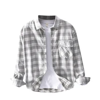 

Wholesale Men's casual plaid shirts ,Custom plaid flannel shirt for men