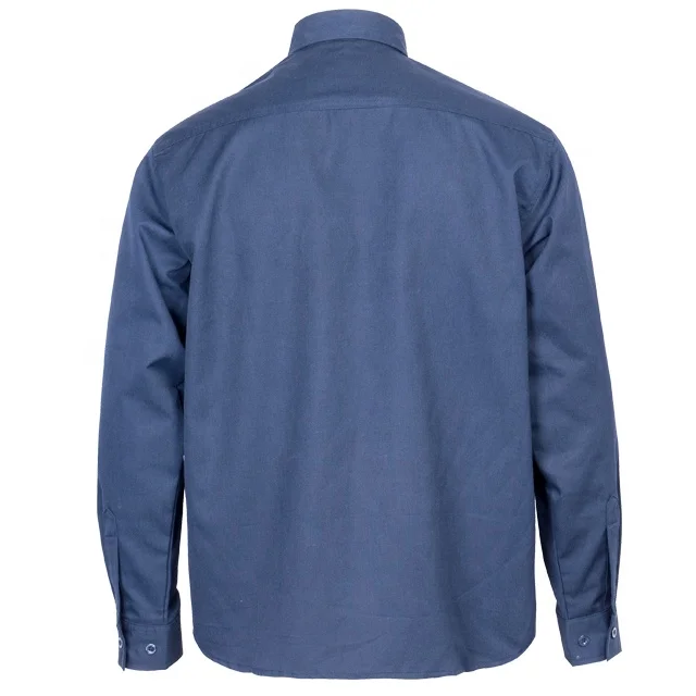 
7oz FRC Work Shirts 100%Cotton Fire Resistant Work Shirt Wholesale 