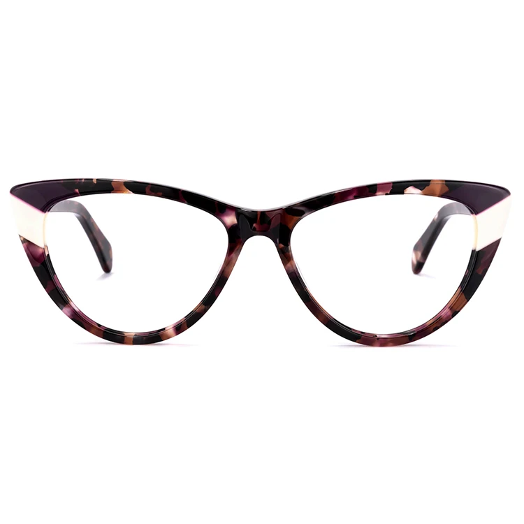 

2021Latest Design WA395229 Hot-selling Must Have Stylish Cateye Eyeglasses Acetate Frames for Ladies, Multi colors