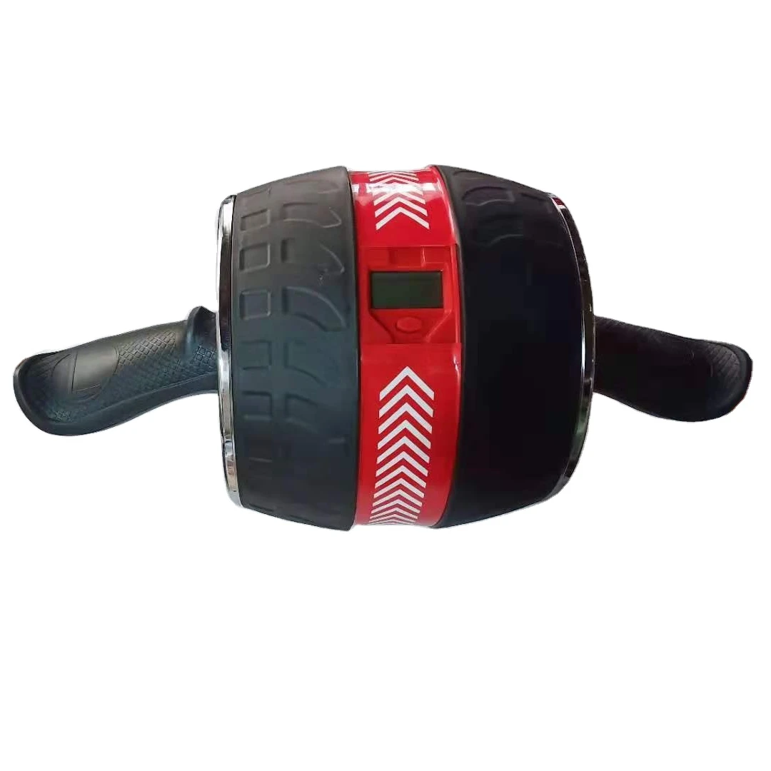 

Abdominal wheel roller digital HD LED display abs roller wheel abdominal abdominal wheel trainer roller for core workouts