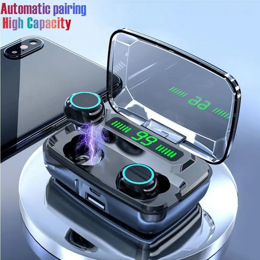 

Audifonos Blue tooth M11 New Arrival Mobile Accessories Headphones TWS Earbuds With Charging Case Audiculares Blue tooth M11