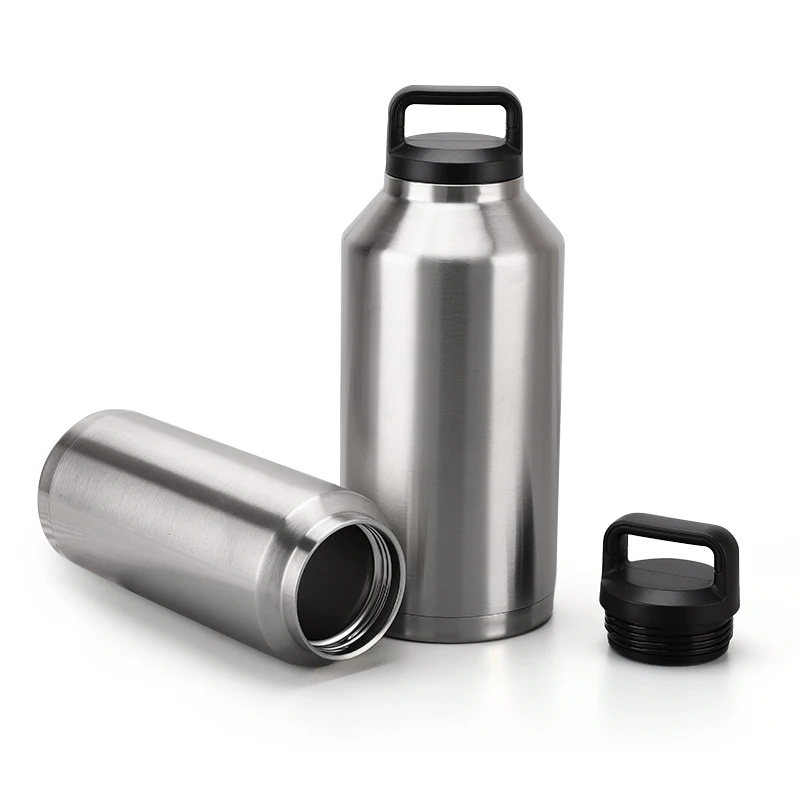 

Mikenda 550/1100/2000ml Large Capacity Stainless Steel Car Mug Double Wall Thermos Bottle Portable Vacuum Flask, Mix