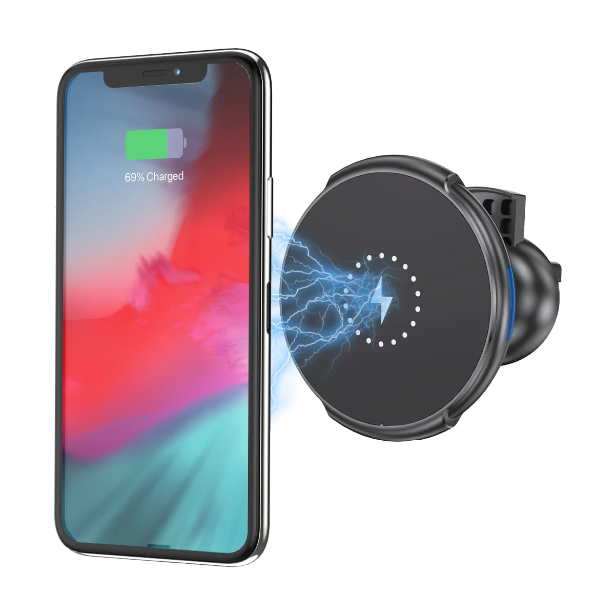 

New Product Qi Kc 15W Fast Mag Safe Car Holder Wireless Charging Magnetic Phone Holder Car Wireless Charger For iPhone 12 13 Pro