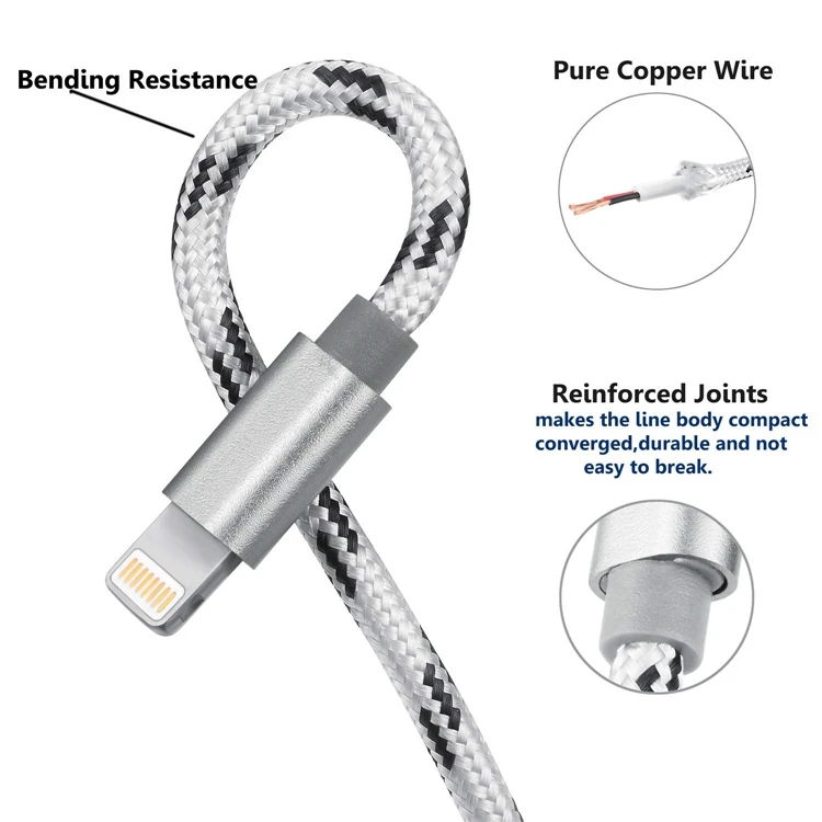 Hot sell color can custom fast charger data usb cable fast charging cable 3 in 1 - ANKUX.COM