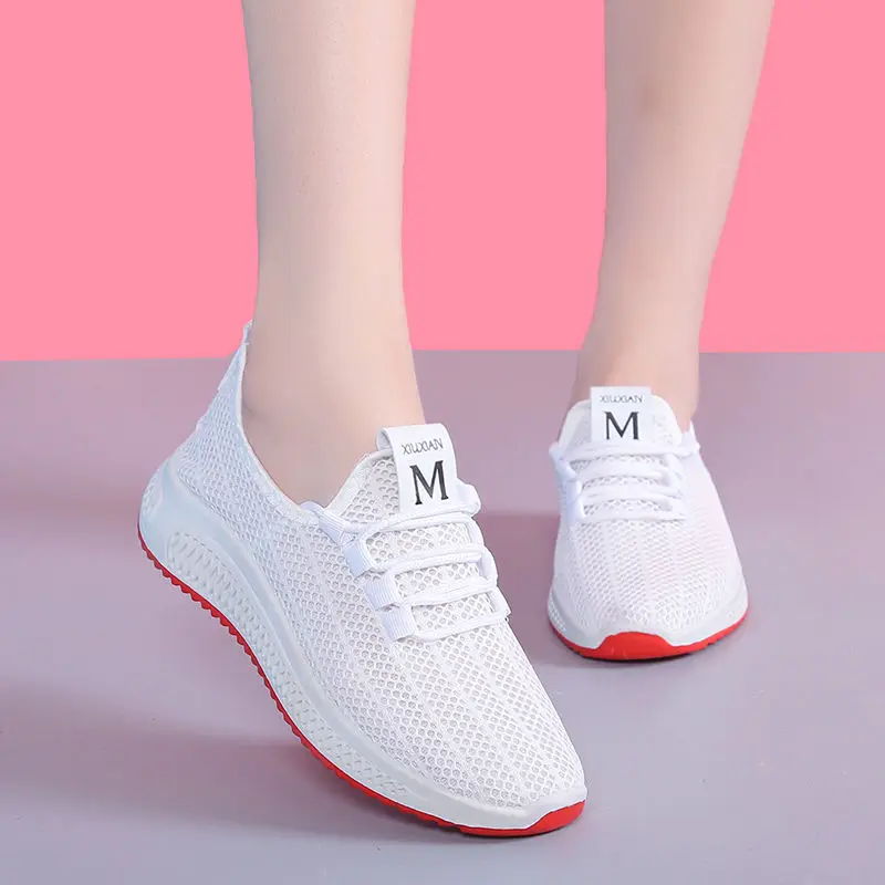 

2022 New Low Price Sport Sneakers Shoes Sport Running Shoes for Women Ladies Walking Fashion Platform Sports Shoes, 2 colors