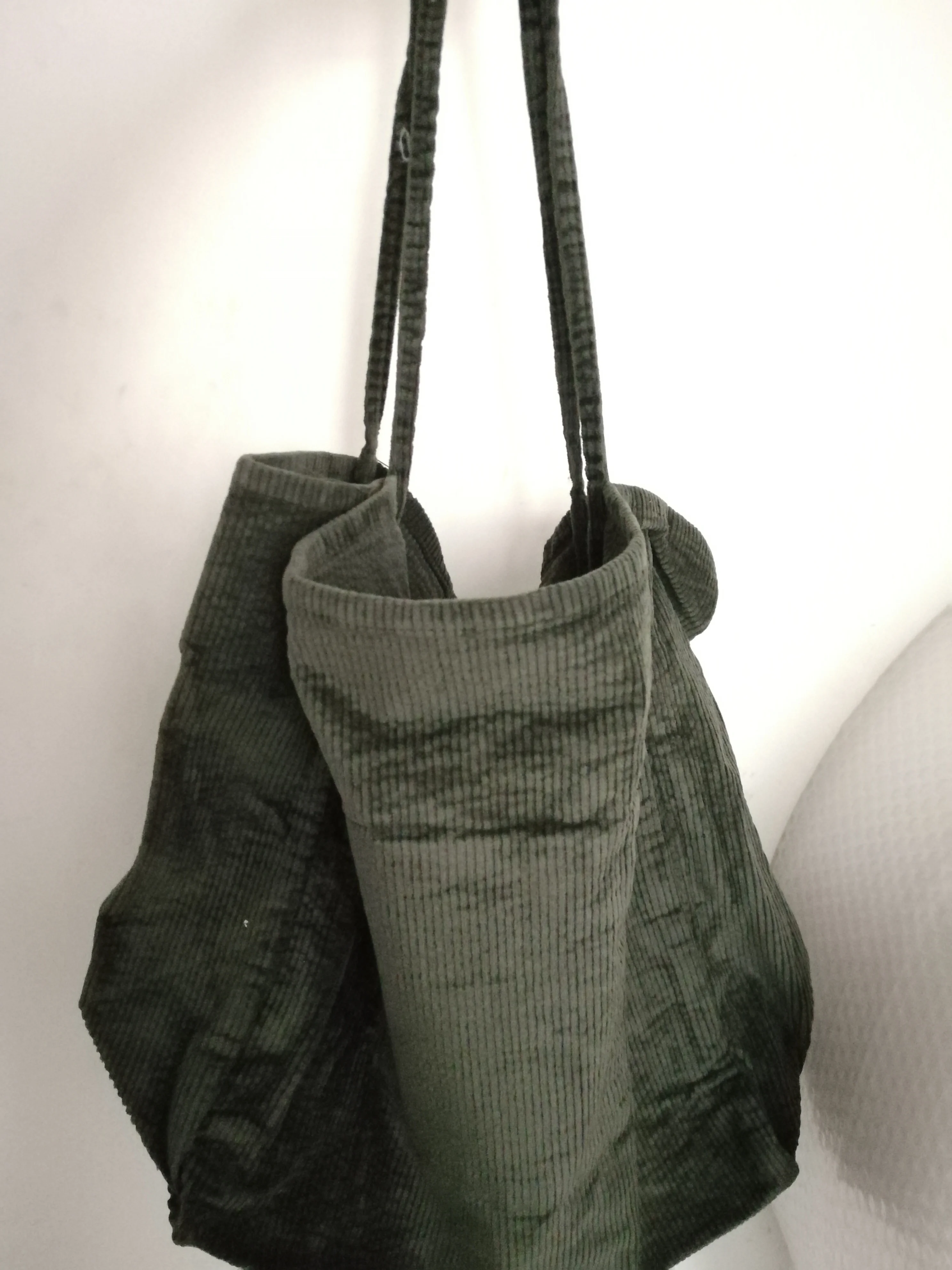 Vintage Womens Large Capacity Fashion Corduroy Tote Shoulder Bag - Buy ...