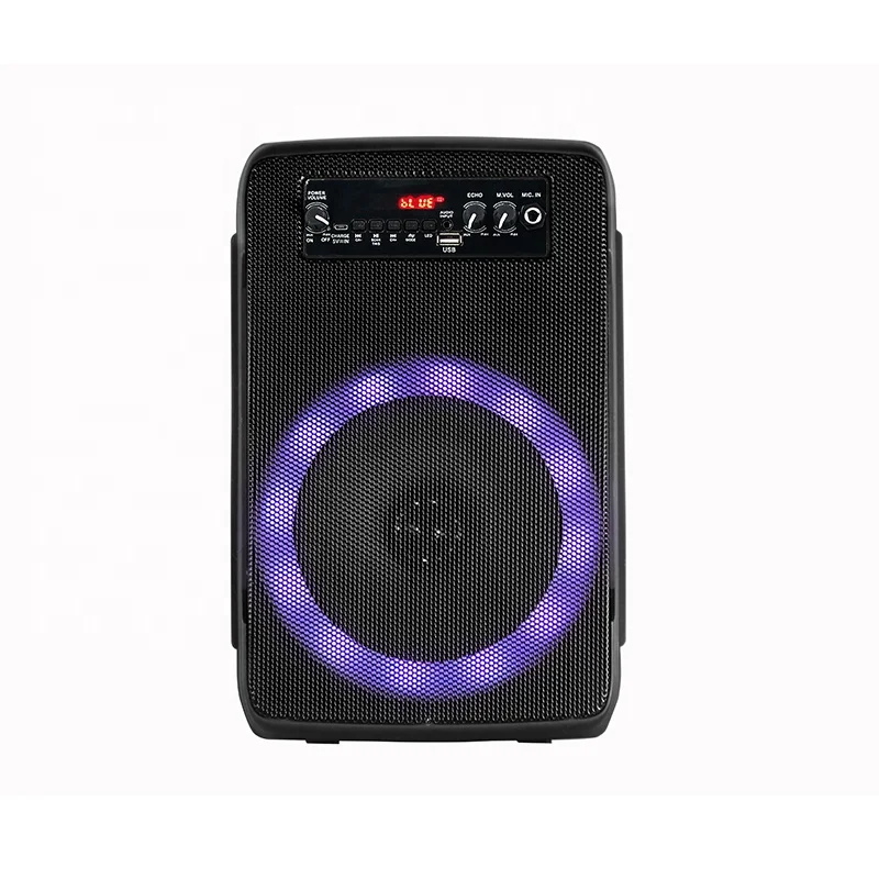 

Professional audio video dj bass karaoke ktv portable microphone speaker with usb port