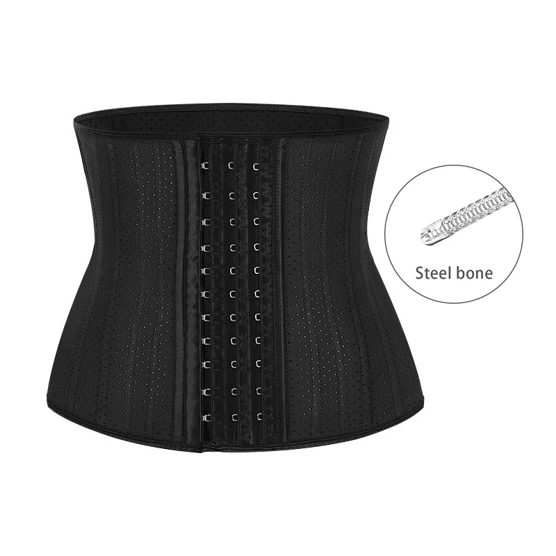 

Fashion Material Bodysuit Shaper Type 25 Steel Bone Latex Waist Trainer Private Label Corset