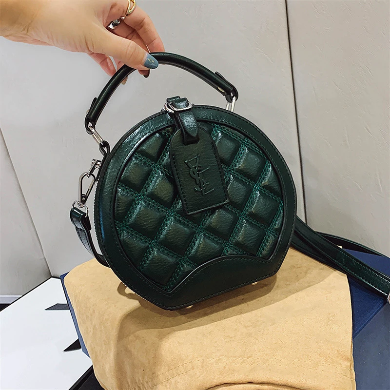 

2021 Latest Girls Luxury Purses Design Handbags Women Luxury Brand Round Bags