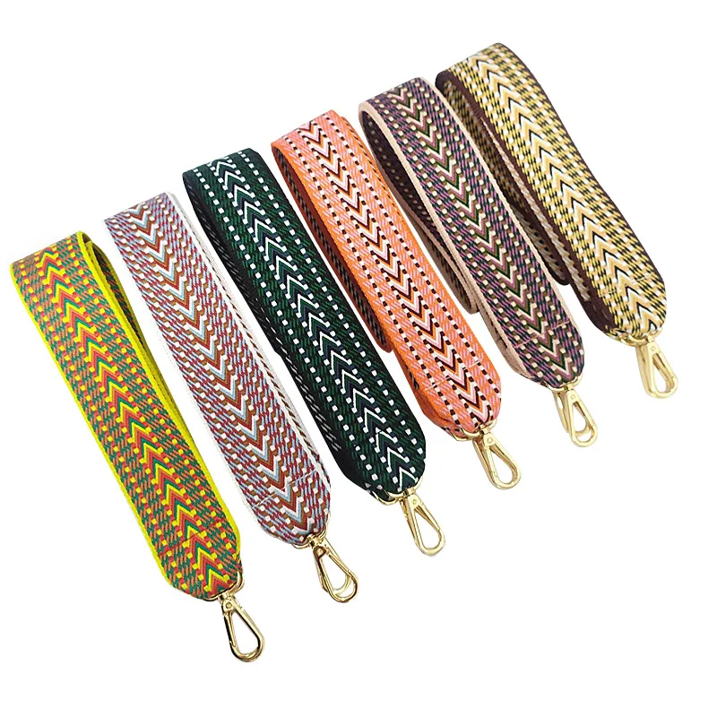 

And Thicken Good Quality Colorful Embroidered Shoulder Strap Unadjustable Women Bag Replacement Width Strap Accessories Strap