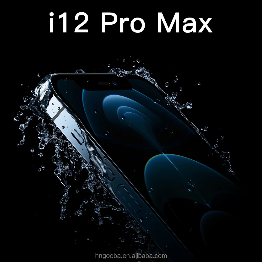 Wholesale Price i12 Pro Max Smartphone Unlocked Android 4G 6.7inch Screen 8GB+256GB Face recognition 5000mah Mobile Phones