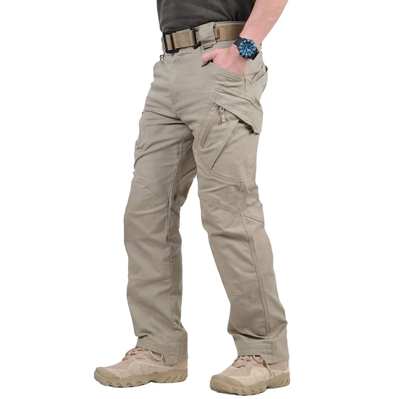 

IX9 City Tactical Pants Men Special Function Trousers Outdoor Army Hiking Wear-resistant Camping Hunting Plus Size Pants, Customized colors