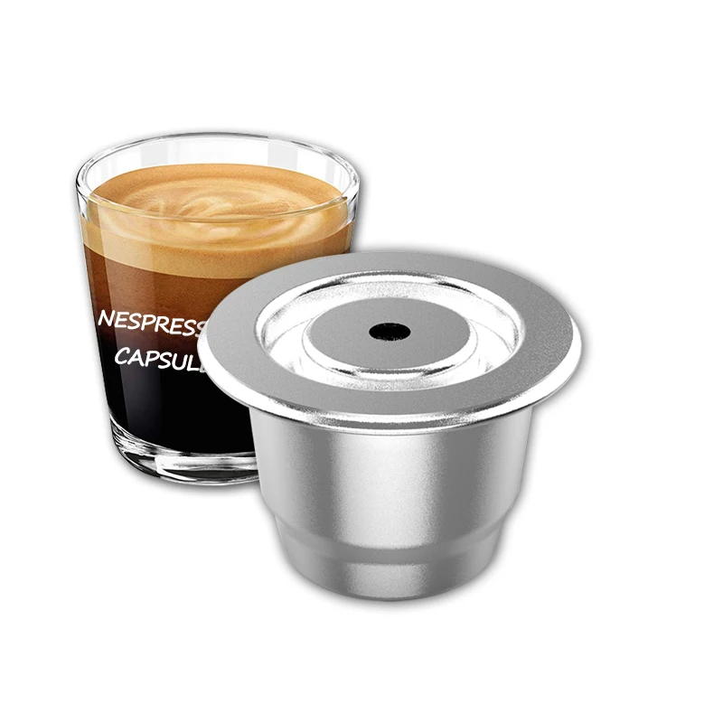 

High Quality Reusable Stainless Steel Coffee Filter For Nespresso Capsule Refillable Coffee Capsule