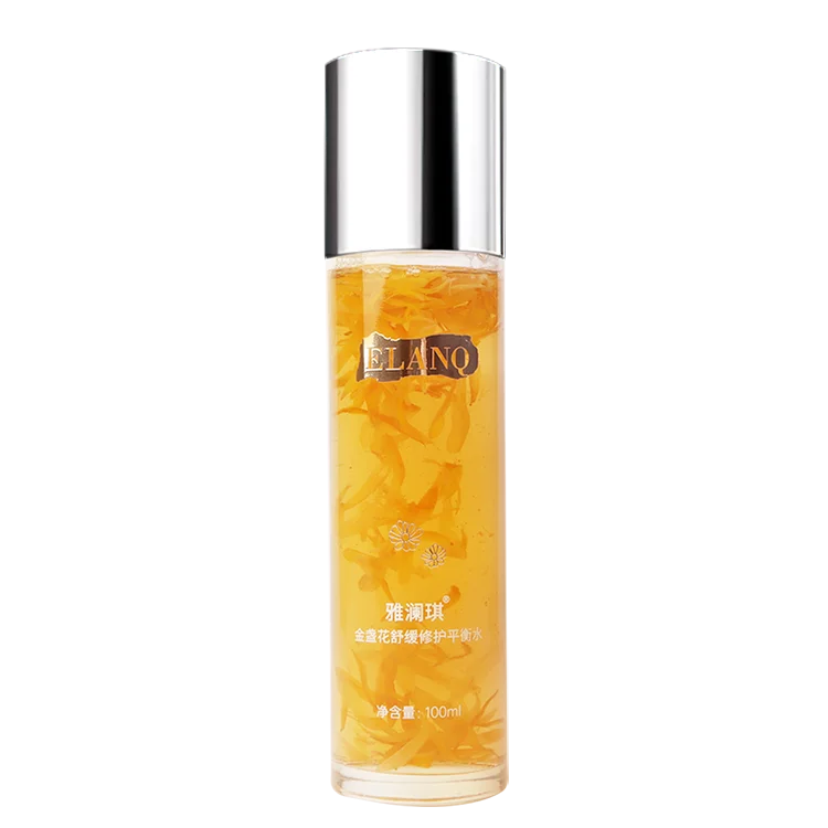 

OEM Manufacturer Calendula officinalis soothing Logo Skin Care Whitening Toner Organic Facial Repair Pore Shrinking Toner