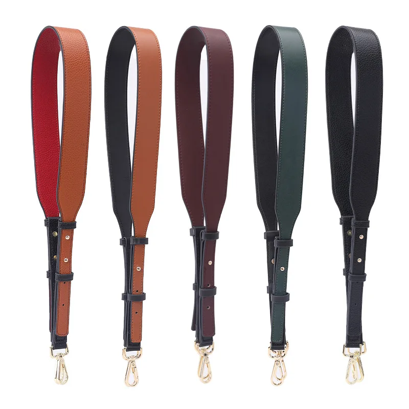 

2022 Fashion Genuine Leather Mulit-colors Purse Straps Girls Crossbody Bag Strap Shoulder Bags Straps For Tote Bag, Multi-colors